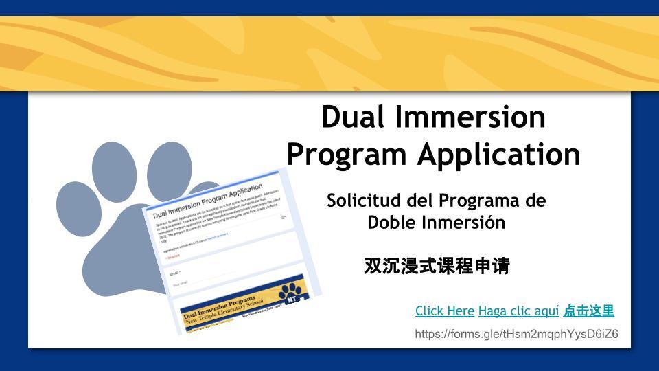 Dual Immersion Link
